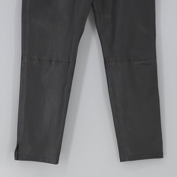 INÈS & MARÉCHAL Jardin Leather Stretch Trousers in Black Size FR 38 (US 6) - Picture 8 of 13
